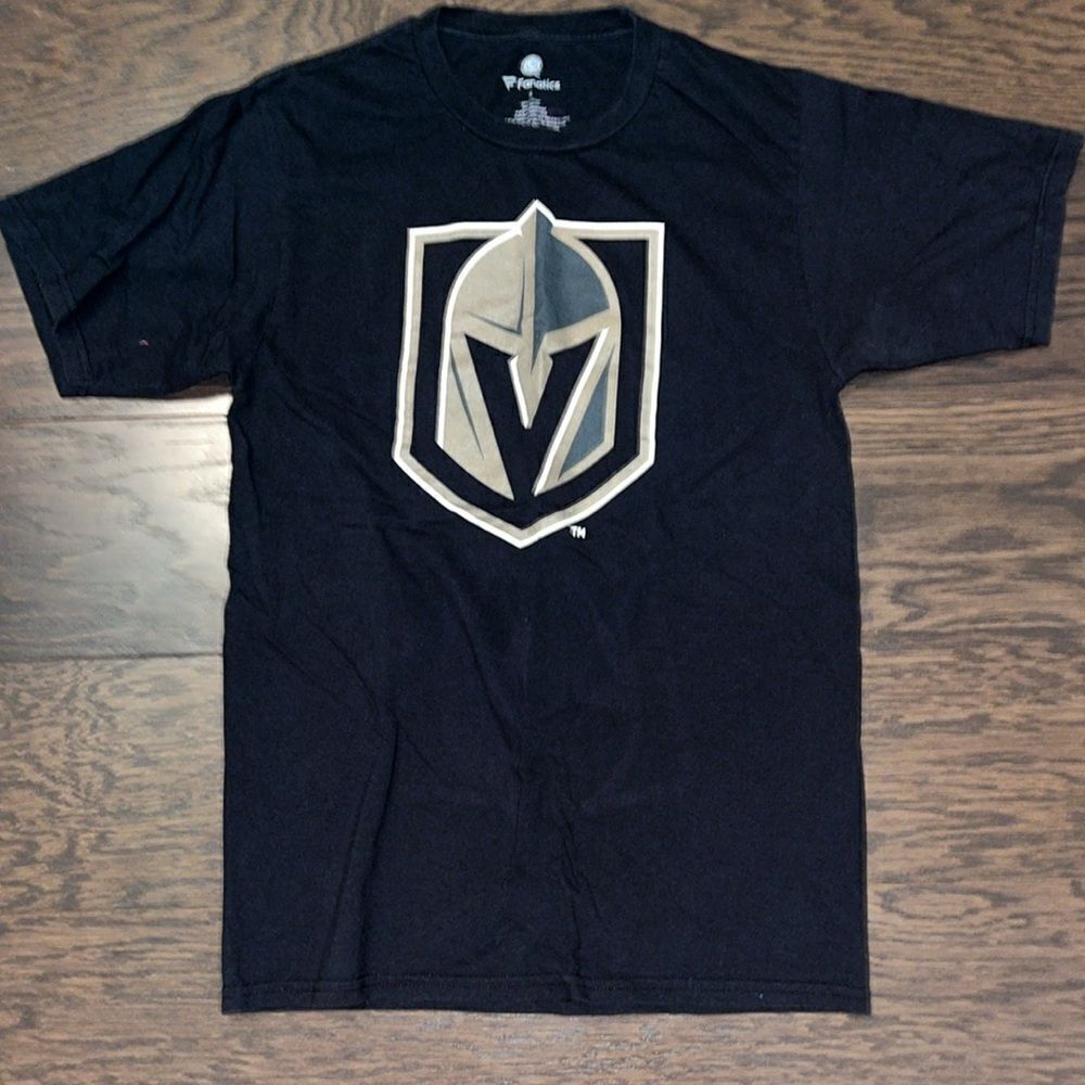 Las Vegas Golden Knights Marc Andre Fluery Jersey style T shirt S adult fanatics
